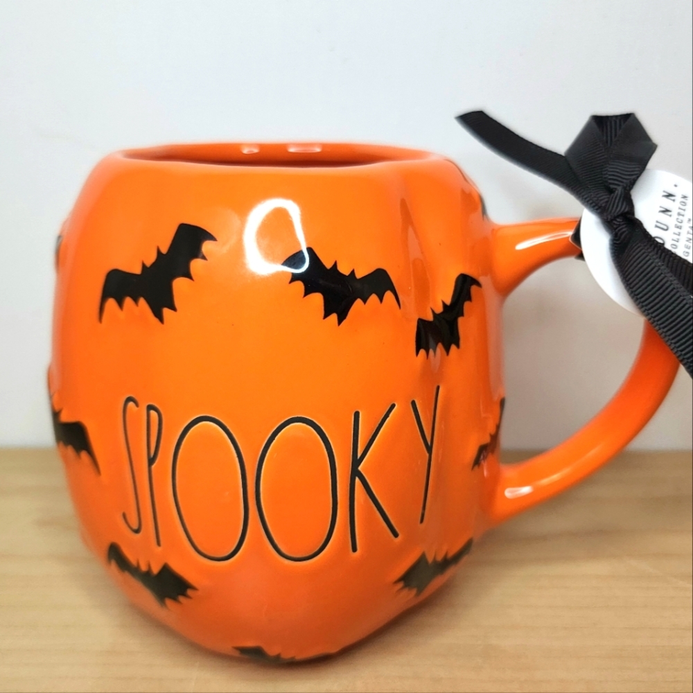 🆕️ Rae Dunn Spooky Pumpkin Shaped Halloween Mug